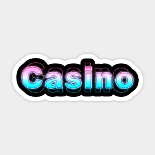 Casino Sticker